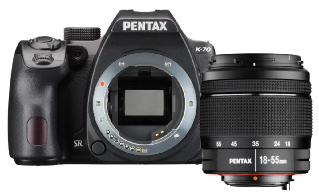 Lustrzanka Pentax K-70 + DA WR 18-55mm
