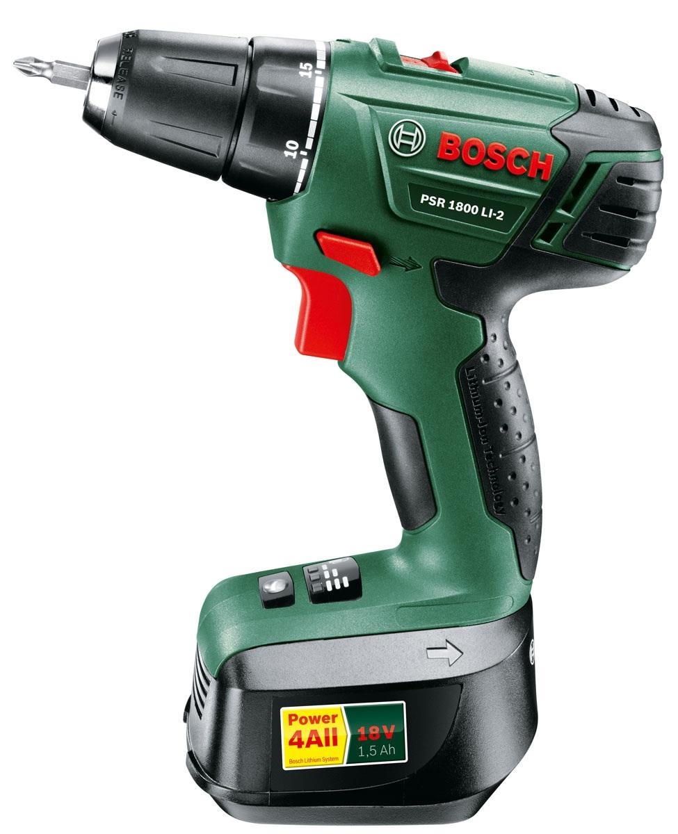 Bosch PSR 1800 LI-2 + dodatkowy akumulator