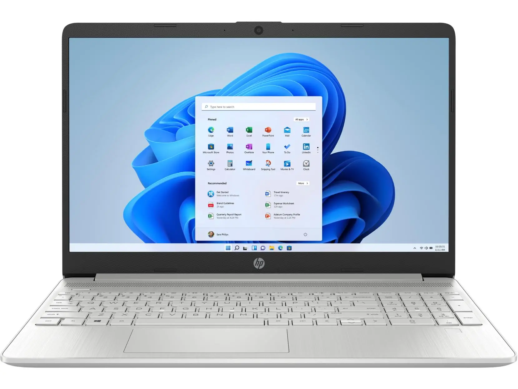 Laptop HP 15s-eq2152nw 15,6" R3 5300U 8GB RAM 256GB Dysk SSD Win11 Srebrny