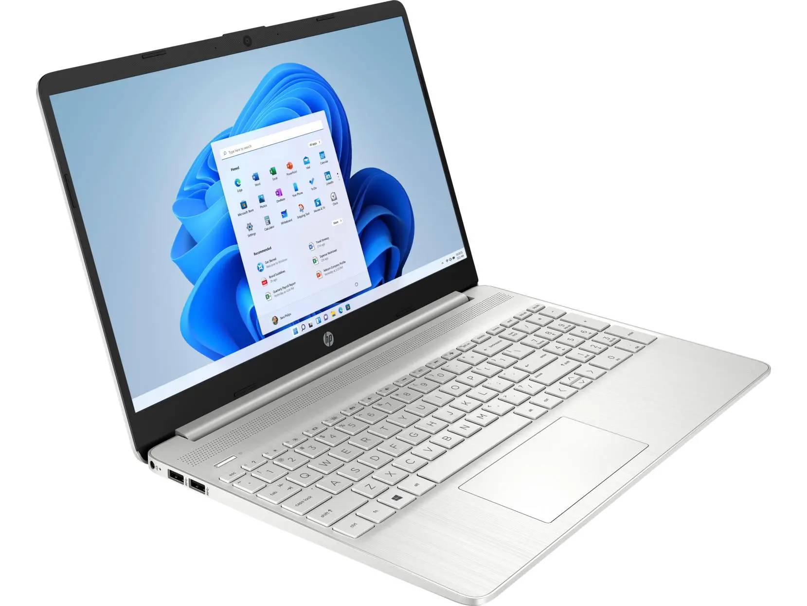 Laptop HP 15s-eq2152nw 15,6" R3 5300U 8GB RAM 256GB Dysk SSD Win11 Srebrny
