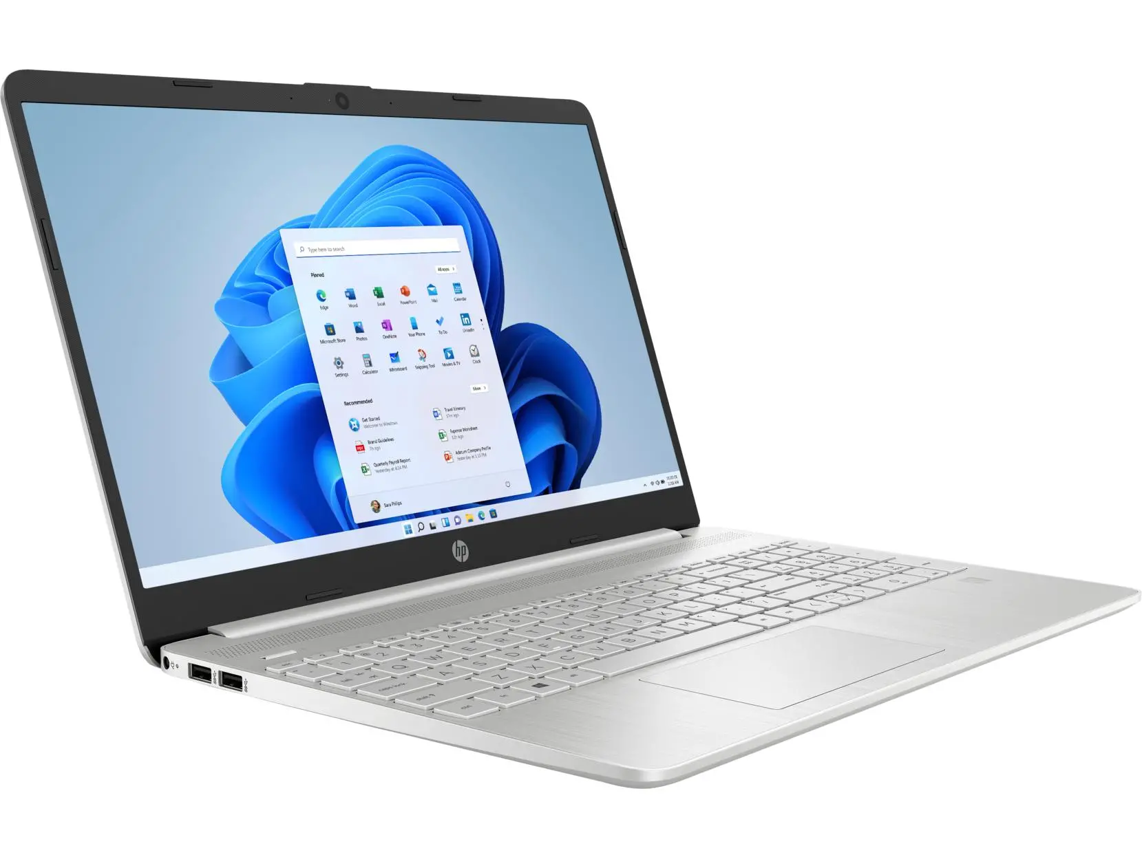 Laptop HP 15s-eq2152nw 15,6" R3 5300U 8GB RAM 256GB Dysk SSD Win11 Srebrny