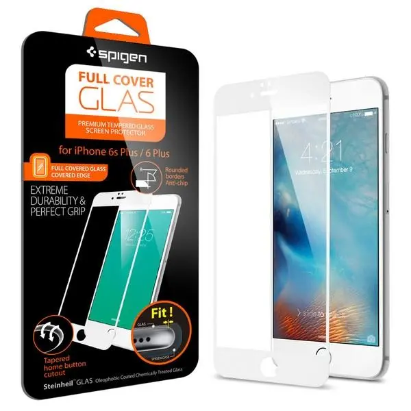 Szkło hartowane Spigen Screen Protector Full Cover Glass do iPhone 6s Plus