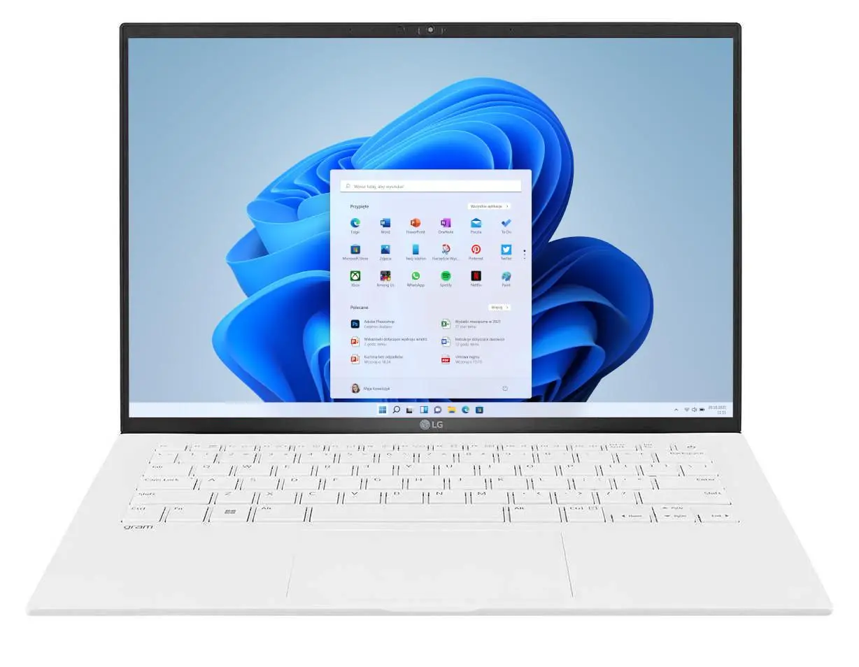 Laptop LG Gram 14'' 2022 14Z90Q-G.AA54Y i5-1240P 16GB RAM 512GB Dysk SSD Win11 Biały