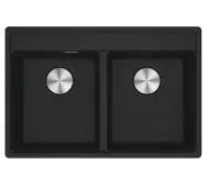 Franke Maris MRG 620-35-35 Granitowy Czarny mat