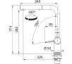 Bateria Franke Active Window Pull-Out 2 Chrom