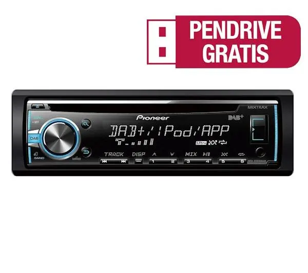 Radioodtwarzacz samochodowy Pioneer DEH-X6800DAB z CD/USB 4x50W
