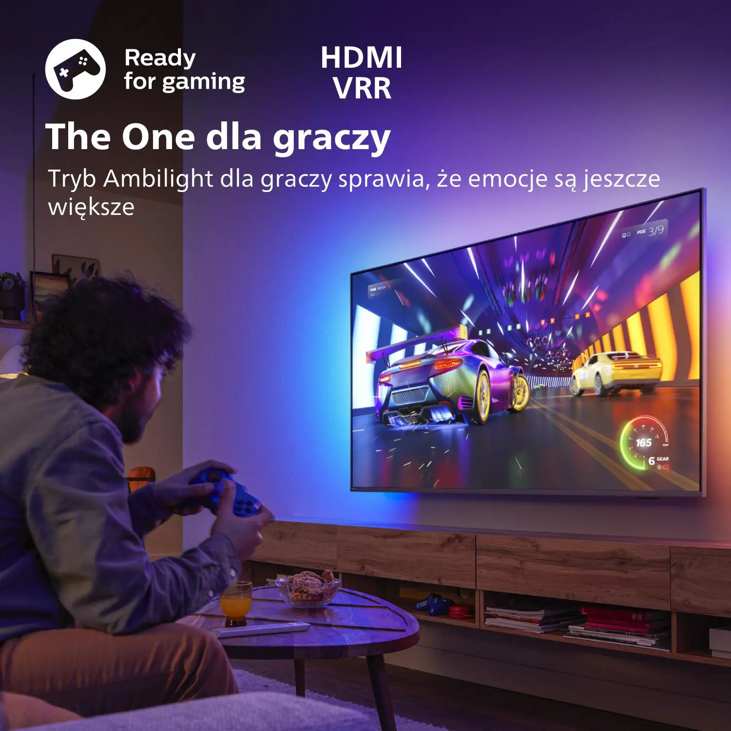 Telewizor Philips The One 65PUS8517/12 65" LED 4K Android TV Dolby Vision Dolby Atmos DVB-T2