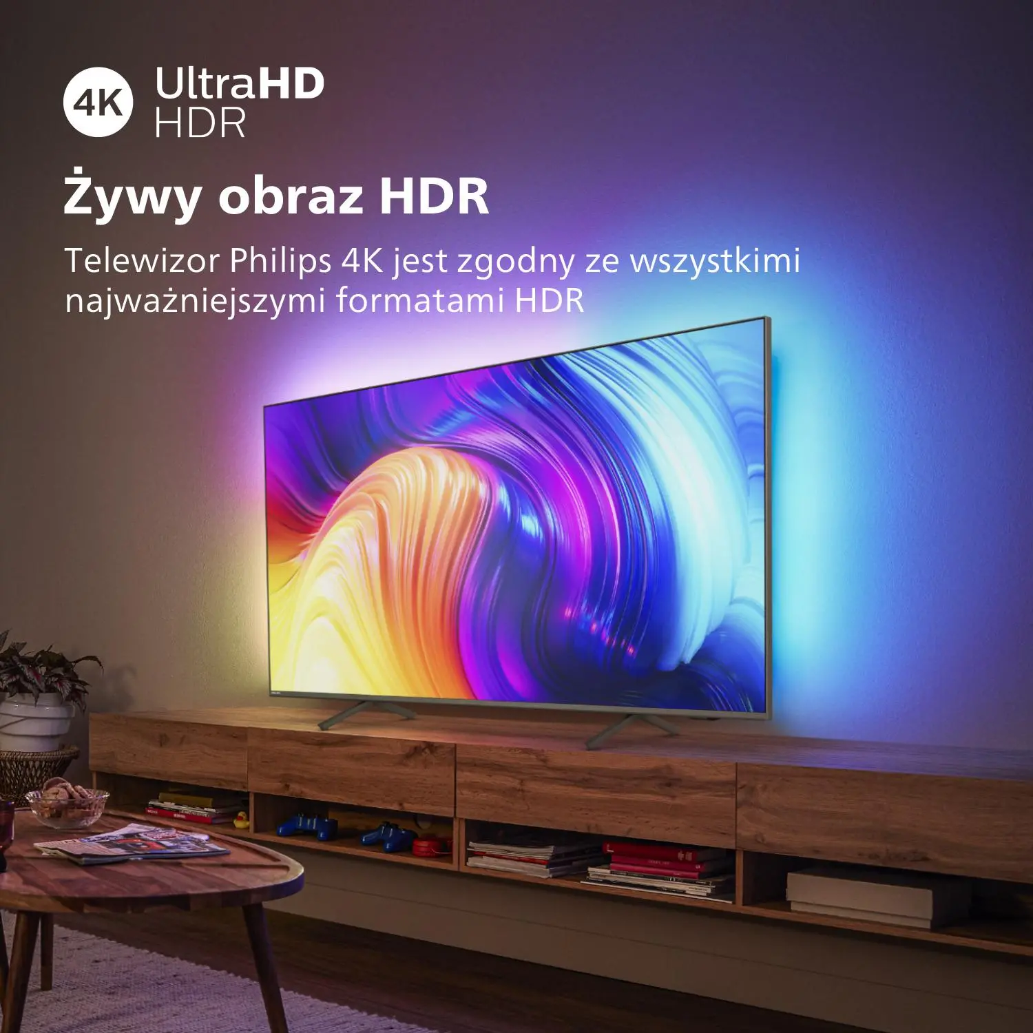 Telewizor Philips The One 65PUS8517/12 65" LED 4K Android TV Dolby Vision Dolby Atmos DVB-T2