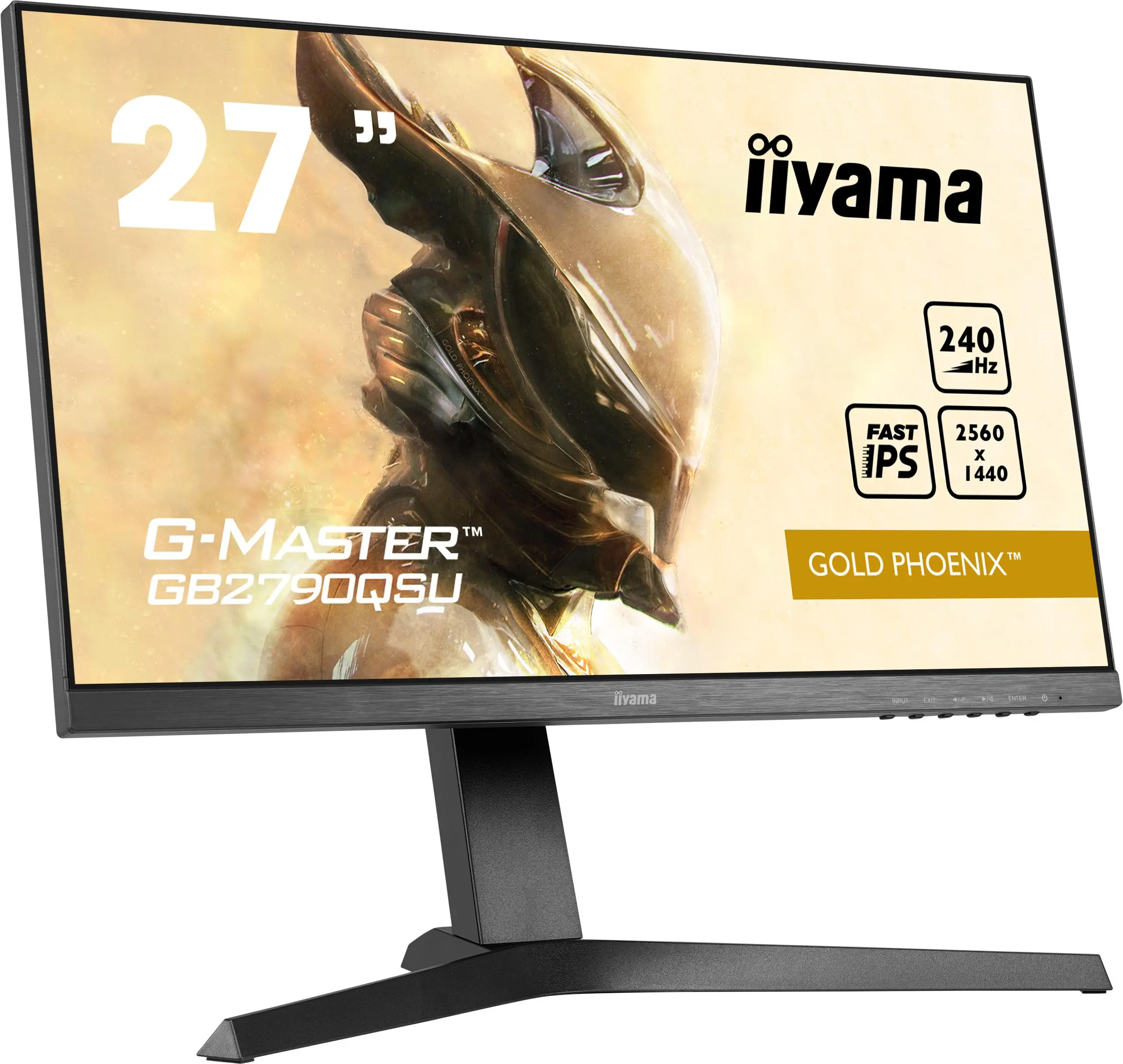 Monitor iiyama G-Master Gold Phoenix GB2790QSU-B1 27" 2K IPS 240Hz 1ms Gamingowy