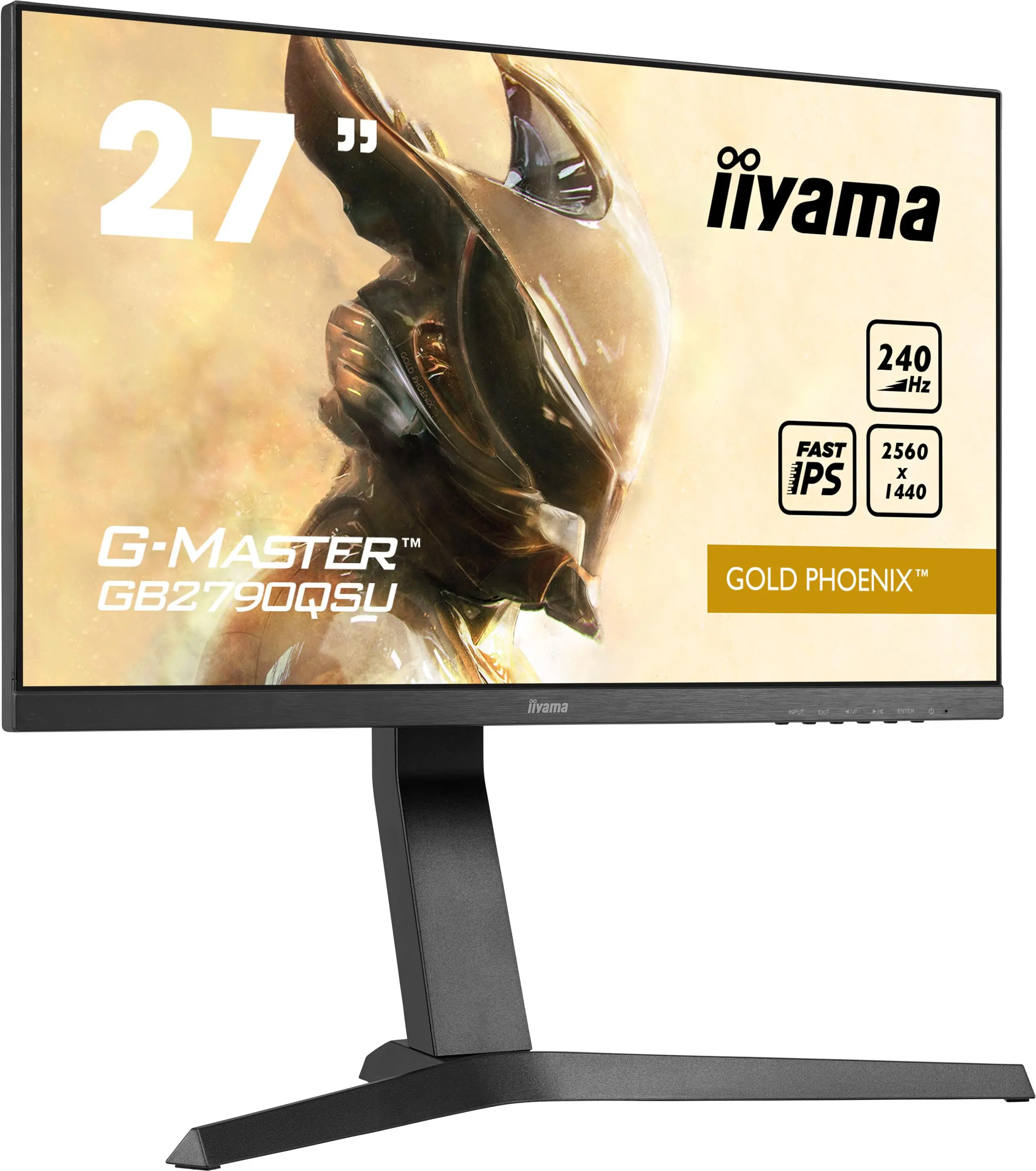 Monitor iiyama G-Master Gold Phoenix GB2790QSU-B1 27" 2K IPS 240Hz 1ms Gamingowy