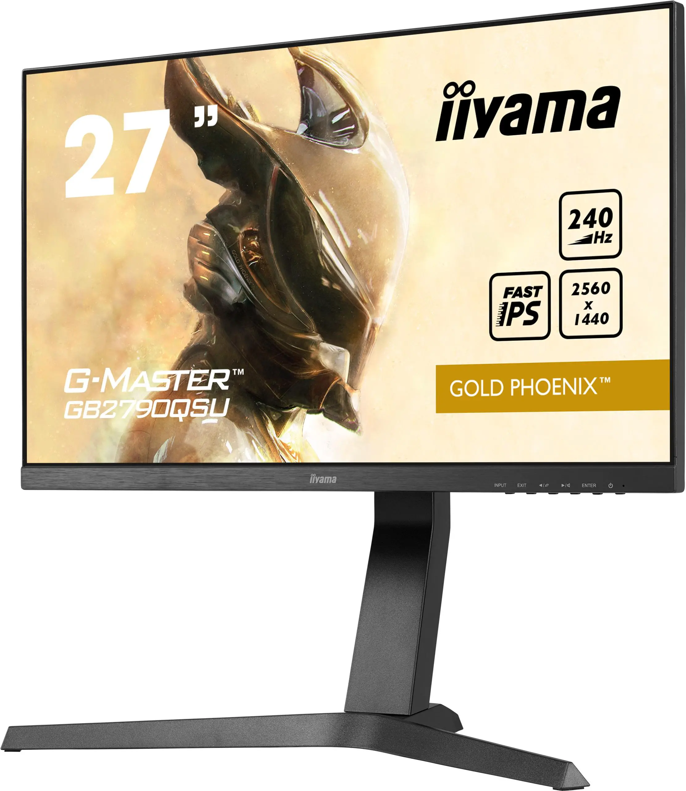 Monitor iiyama G-Master Gold Phoenix GB2790QSU-B1 27" 2K IPS 240Hz 1ms Gamingowy