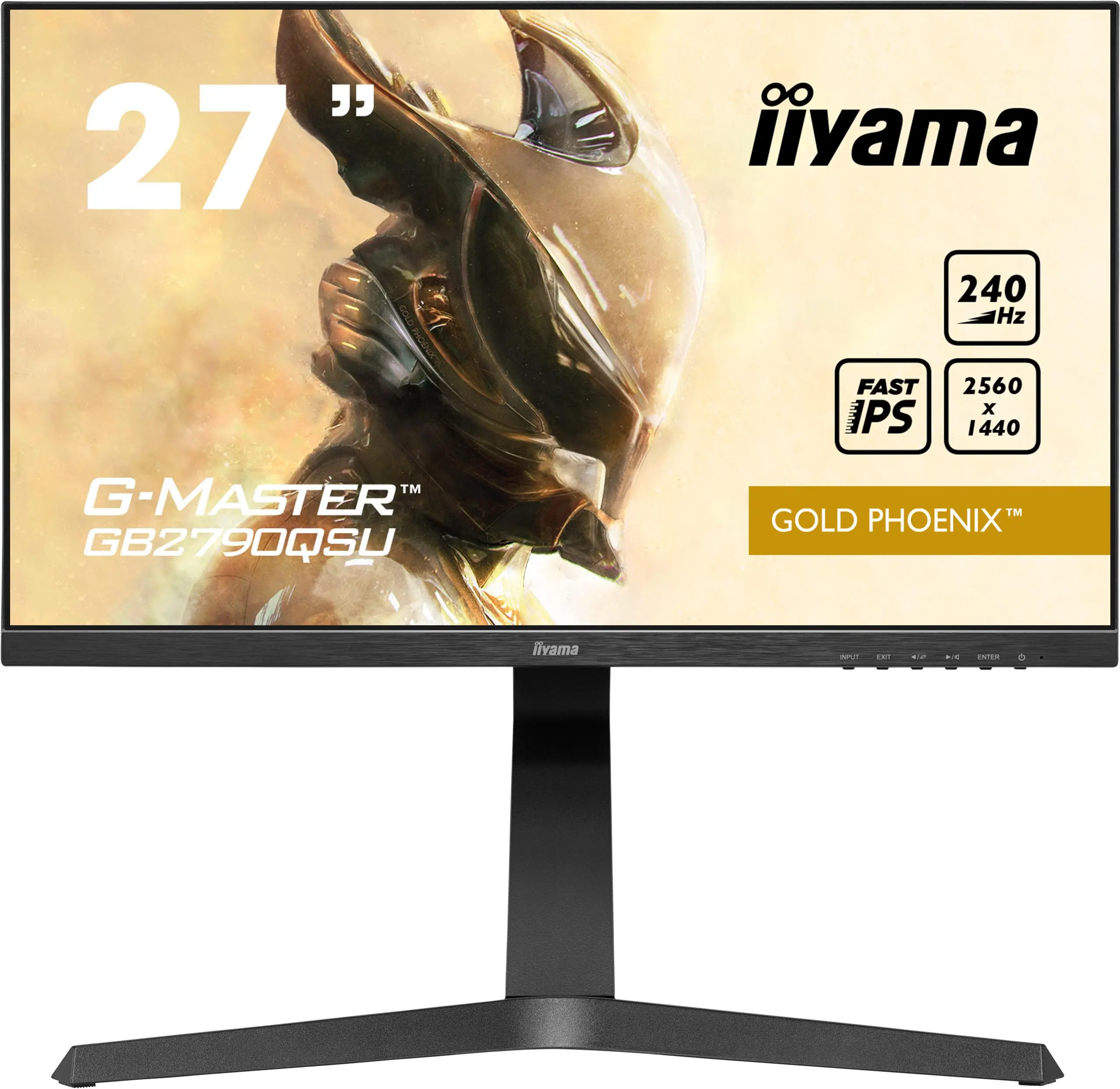 Monitor iiyama G-Master Gold Phoenix GB2790QSU-B1 27" 2K IPS 240Hz 1ms Gamingowy