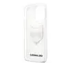 Etui Karl Lagerfeld Choupette Head KLHCP13XCTR do iPhone 13 Pro Max Przezroczysty