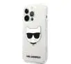 Etui Karl Lagerfeld Choupette Head KLHCP13XCTR do iPhone 13 Pro Max Przezroczysty