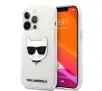 Etui Karl Lagerfeld Choupette Head KLHCP13XCTR do iPhone 13 Pro Max Przezroczysty