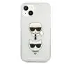 Etui Karl Lagerfeld Glitter Karl`s & Choupette KLHCP13SKCTUGLS do iPhone 13 mini