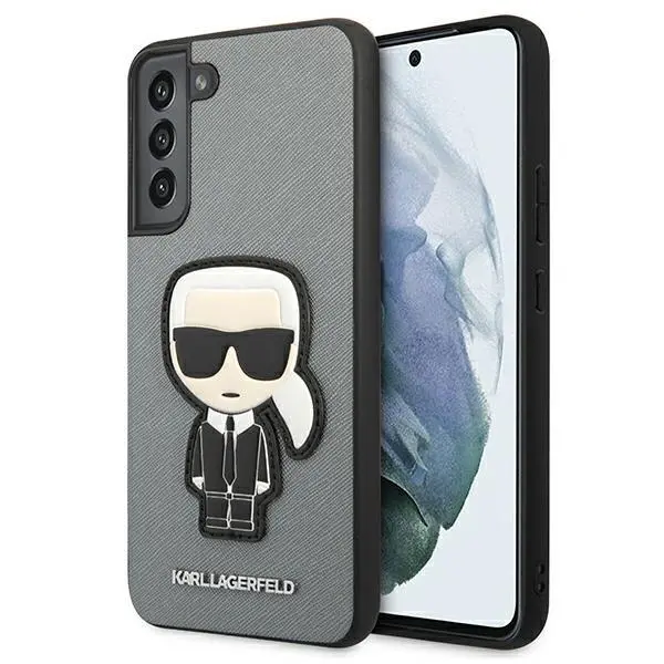 Etui Karl Lagerfeld Saffiano Ikonik Karl`s Patch KLHCS22MOKPG do Samsung Galaxy S22+