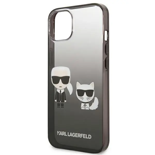 Etui Karl Lagerfeld Gradient Ikonik Karl & Choupette KLHCP13STGKCK do iPhone 13 mini