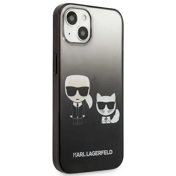 Etui Karl Lagerfeld Gradient Ikonik Karl & Choupette KLHCP13STGKCK do iPhone 13 mini
