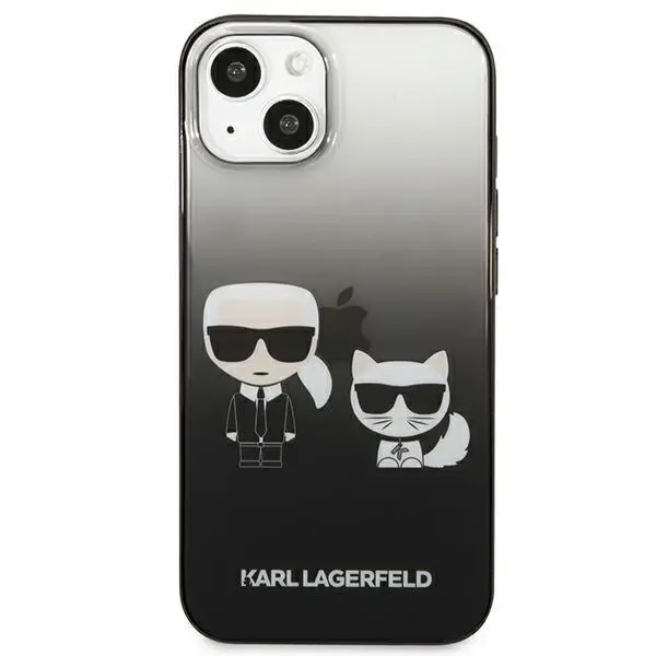 Etui Karl Lagerfeld Gradient Ikonik Karl & Choupette KLHCP13STGKCK do iPhone 13 mini