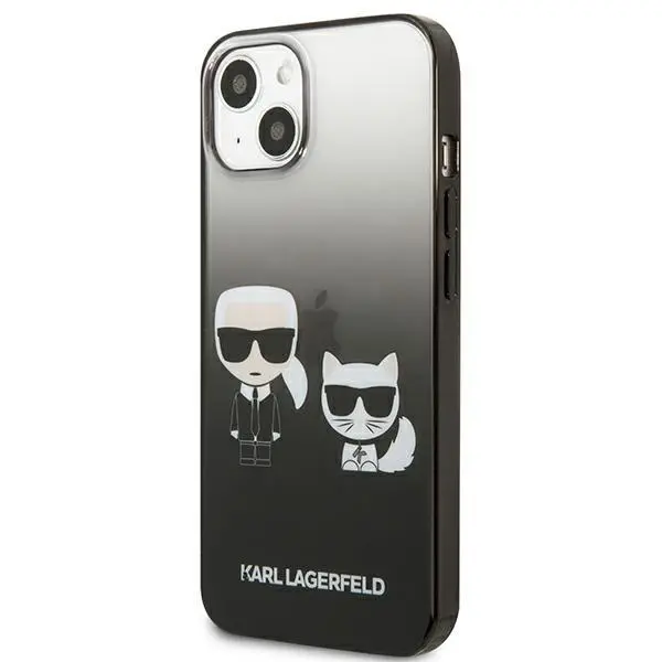 Etui Karl Lagerfeld Gradient Ikonik Karl & Choupette KLHCP13STGKCK do iPhone 13 mini