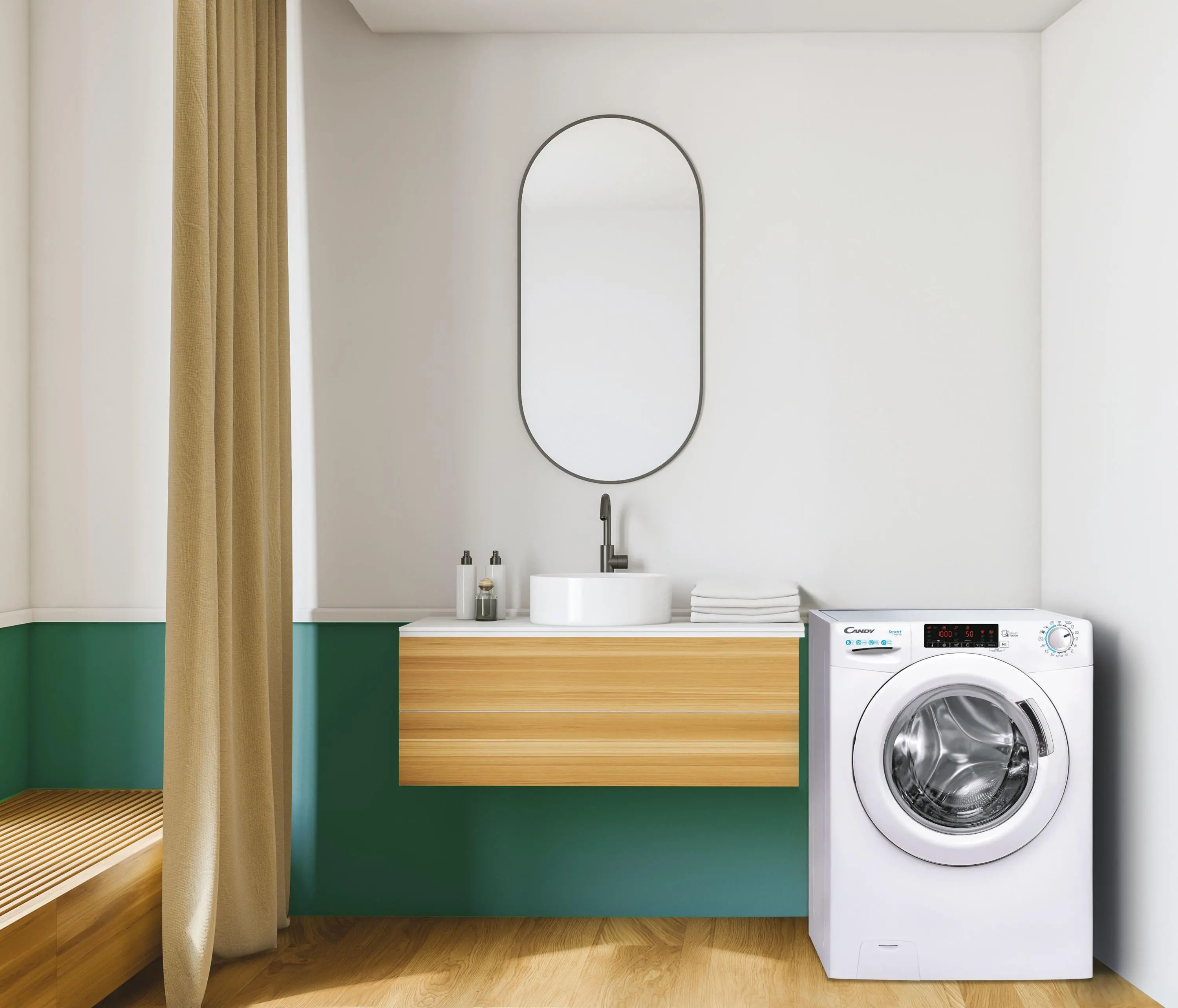 Pralka Candy Smart Inverter CS 128TXME-S Slim 8kg 1200obr/min