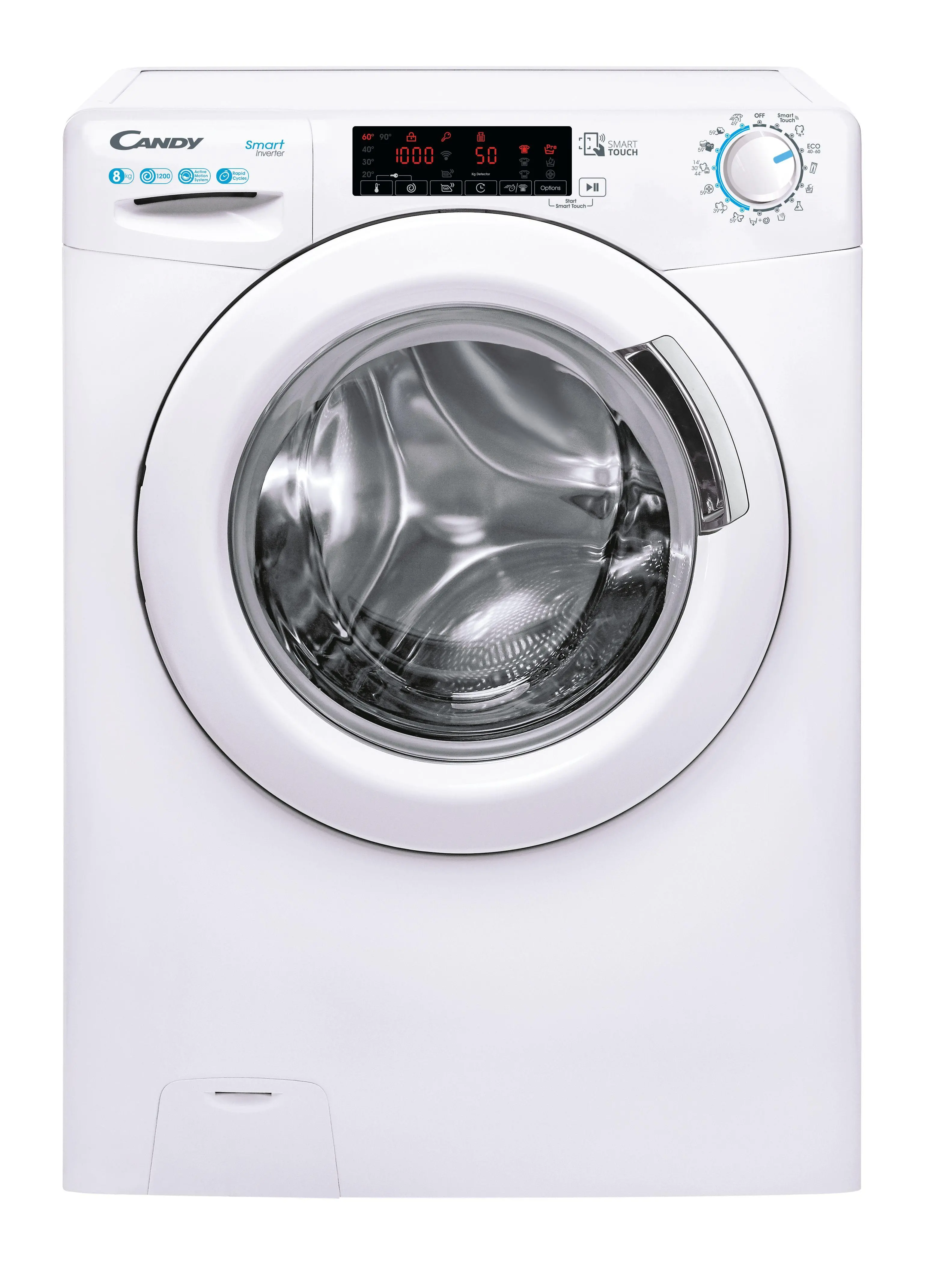 Pralka Candy Smart Inverter CS 128TXME-S Slim 8kg 1200obr/min