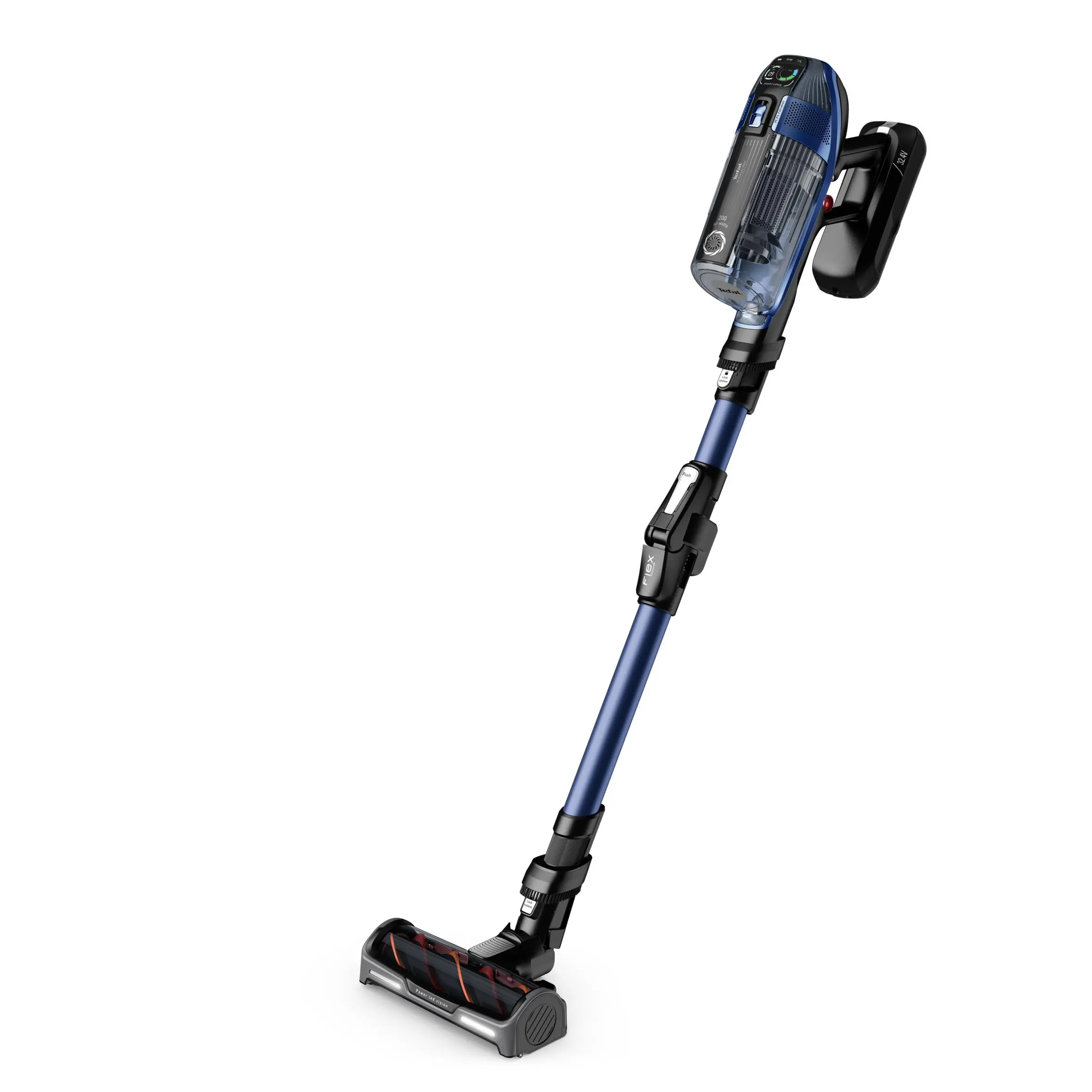 Odkurzacz Tefal X-Force Flex 14.60 Aqua TY99C0 70min Funkcja mycia Wymienny akumulator Mini elektroszczotka