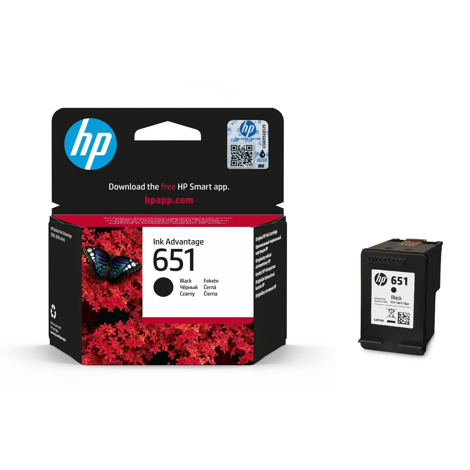 Tusz HP C2P10AE nr 651 Czarny 4 ml