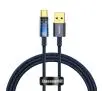 Kabel Baseus Explorer USB do USB-C 100W 1m Niebieski