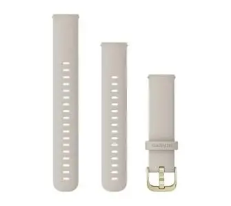 Pasek Garmin QuickFit silikon 18mm Piaskowo-jasnozłoty