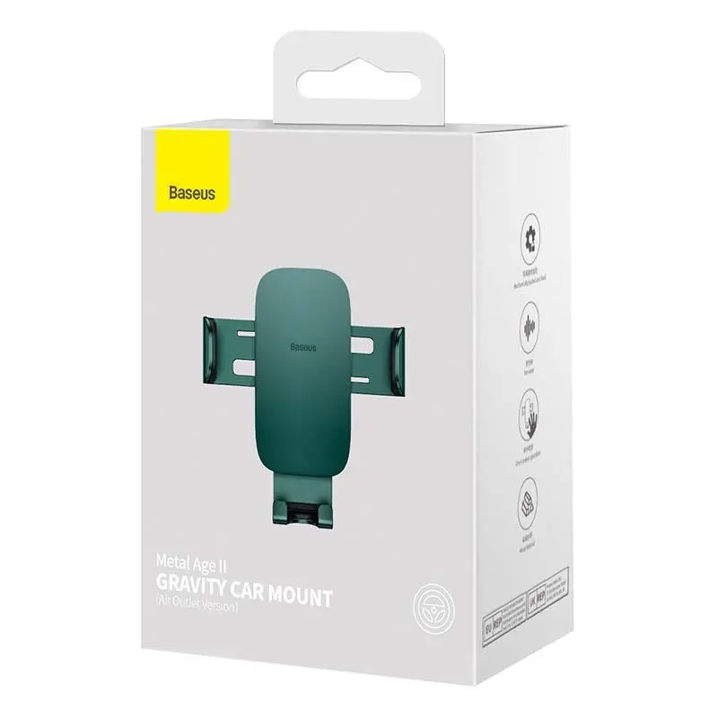 Uchwyt na telefon Baseus Metal Age II SUJS000006 Zielony