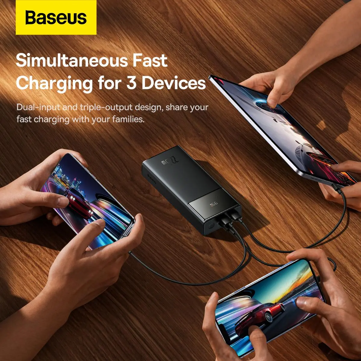 Powerbank Baseus PPXJ080001 Star-Lord 20000mAh 22,5W Czarny