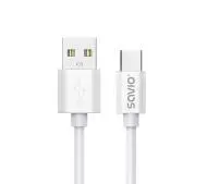 Savio CL-168 USB-A-USB-C 2A 3m Biały