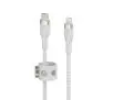 Kabel Belkin BoostCharge PRO Flex USB-C do Lightning 3m Biały
