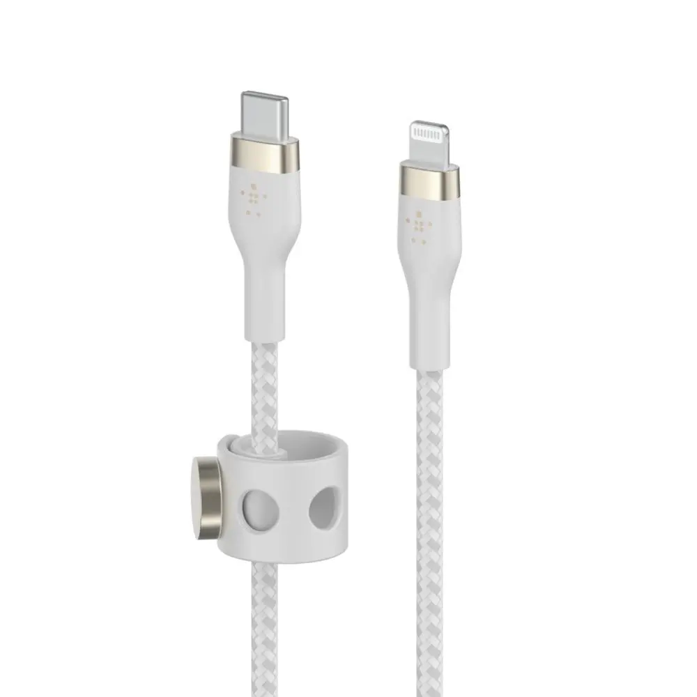 Kabel Belkin BoostCharge PRO Flex USB-C do Lightning 3m Biały