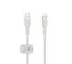 Kabel Belkin BoostCharge PRO Flex USB-C do Lightning 3m Biały