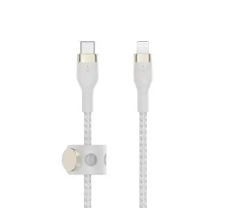 Kabel Belkin BoostCharge PRO Flex USB-C do Lightning 3m Biały