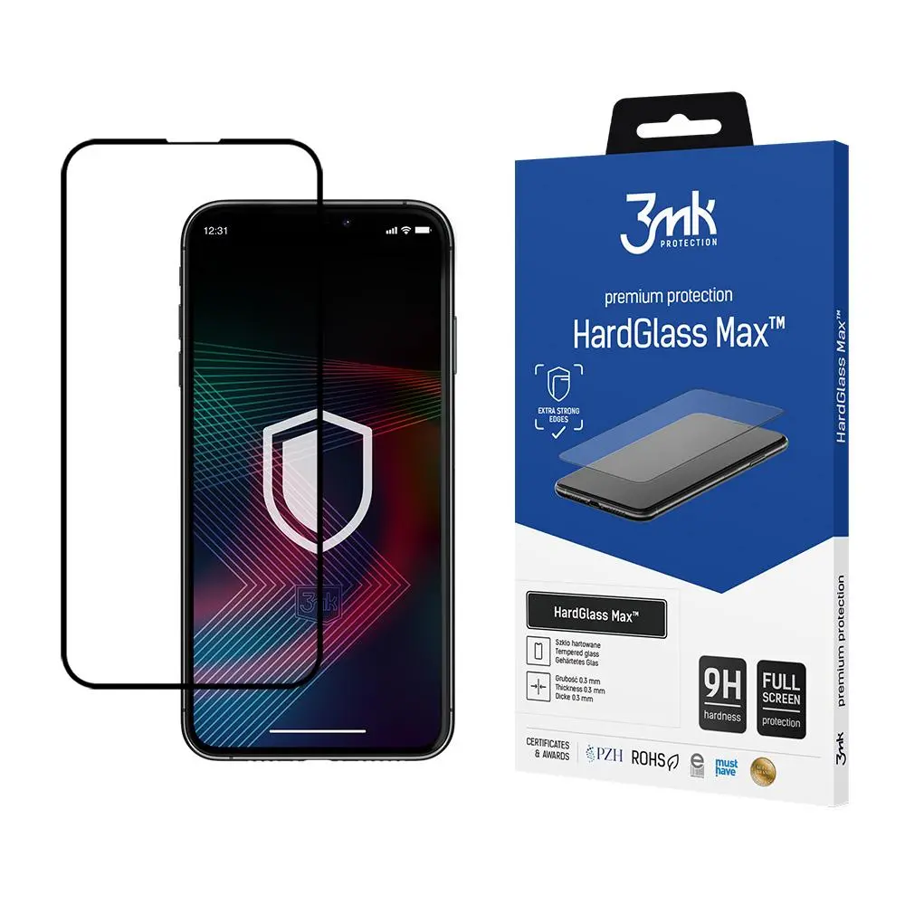 Szkło hartowane 3mk HardGlass Max do iPhone 14 Plus