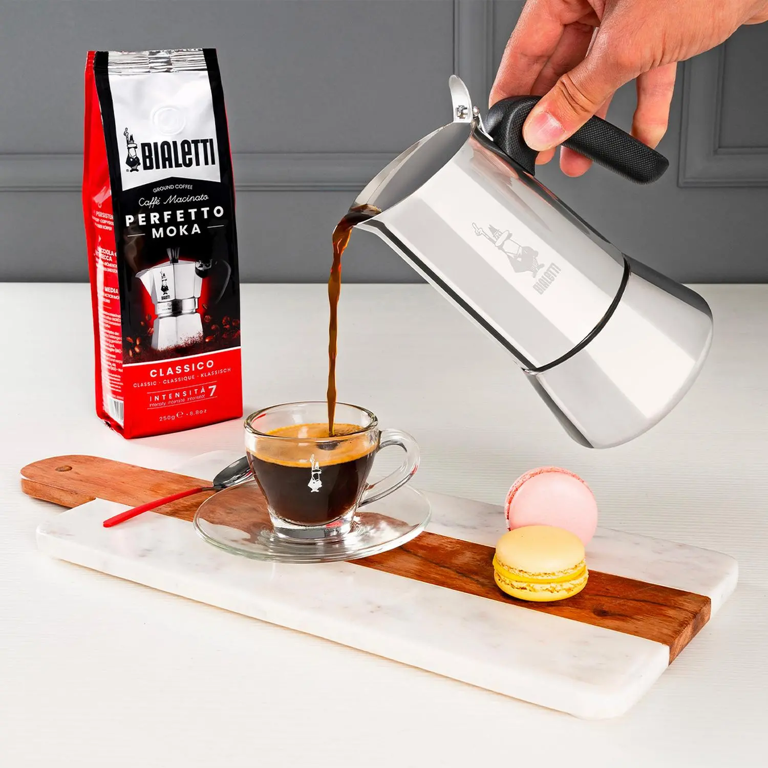 Kawiarka Bialetti New Venus 4tz 210ml Srebrny