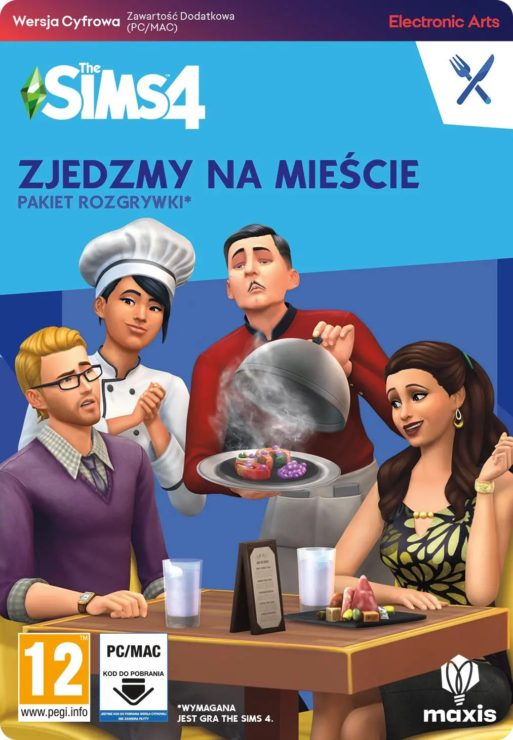 The Sims 4 Zjedzmy na Mieście [kod aktywacyjny] PC