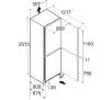 Lodówka Liebherr CBNbda 5723 Plus Zamrażarka No Frost 201,5cm Szuflada z kontrolą wilgotności Czarny