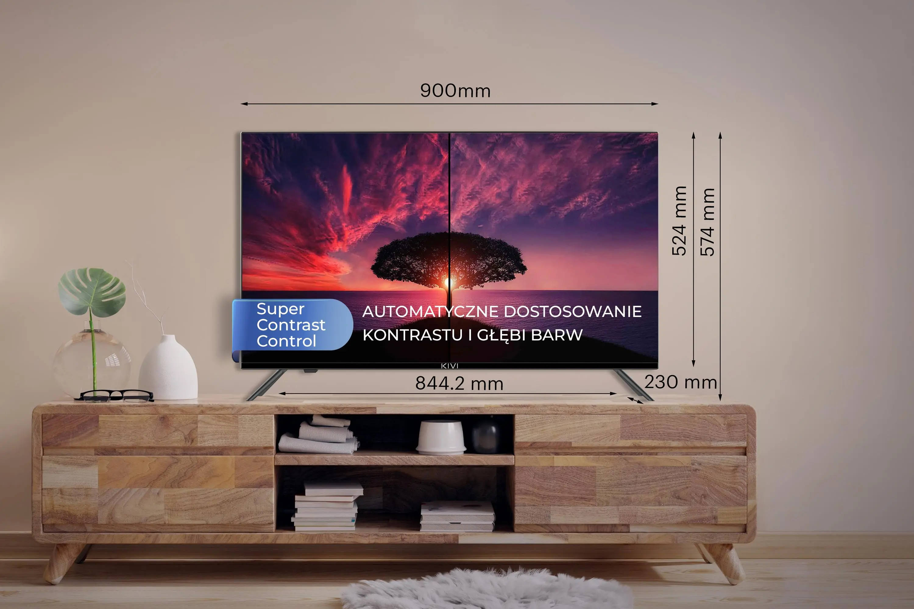 Telewizor KIVI 40F740NB 40" LED Full HD Android TV DVB-T2