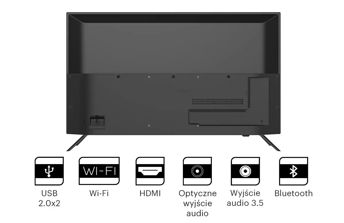 Telewizor KIVI 40F740NB 40" LED Full HD Android TV DVB-T2