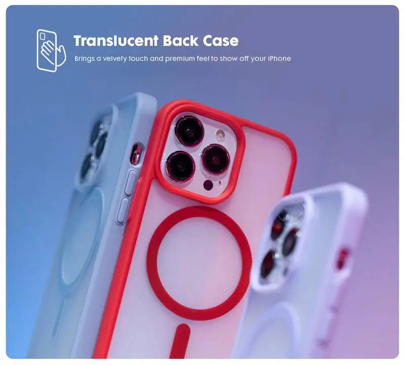 Etui Laut Huex Protect z MagSafe do iPhone 14 Plus Czerwony