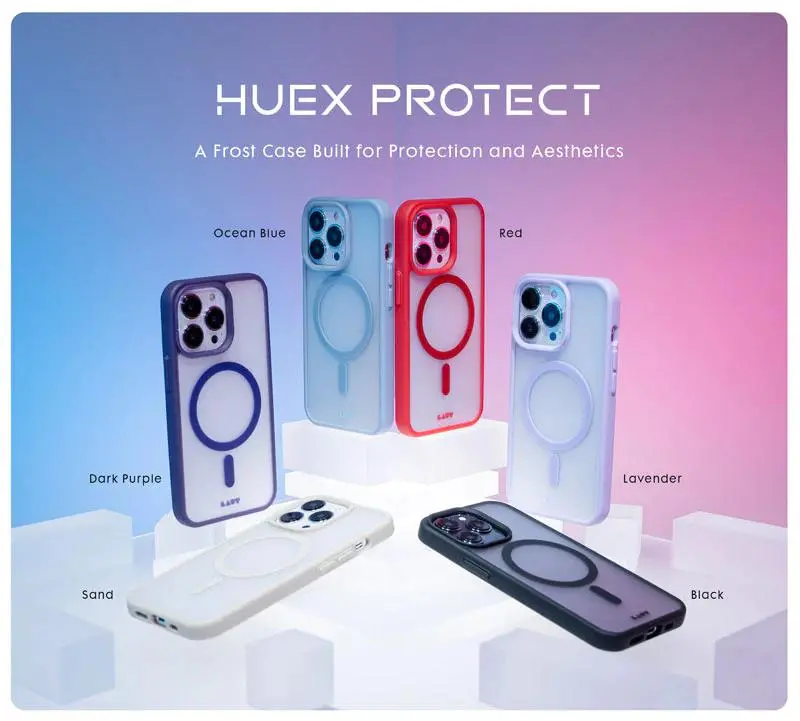 Etui Laut Huex Protect z MagSafe do iPhone 14 Plus Czerwony