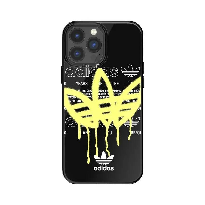 Etui Adidas Snap Case Summer Graffiti do iPhone 13 Pro Max Czarny