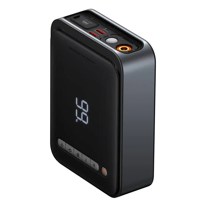 Powerbank Baseus CGCN000001 rozrusznik i kompresor 2w1 Super Energy Car Jump Starter 8000mAh 1000A Czarny