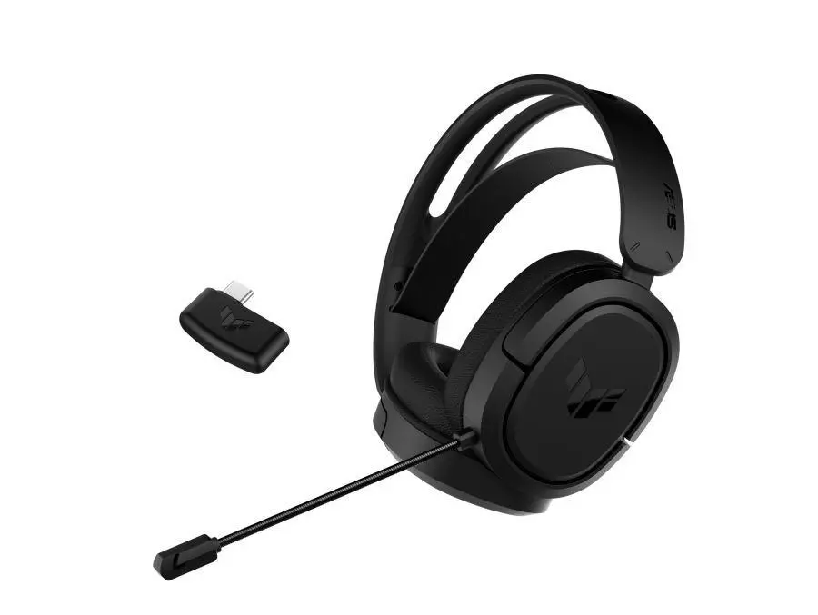 Słuchawki przewodowe z mikrofonem ASUS TUF Gaming H1 Wireless Nauszne Czarny