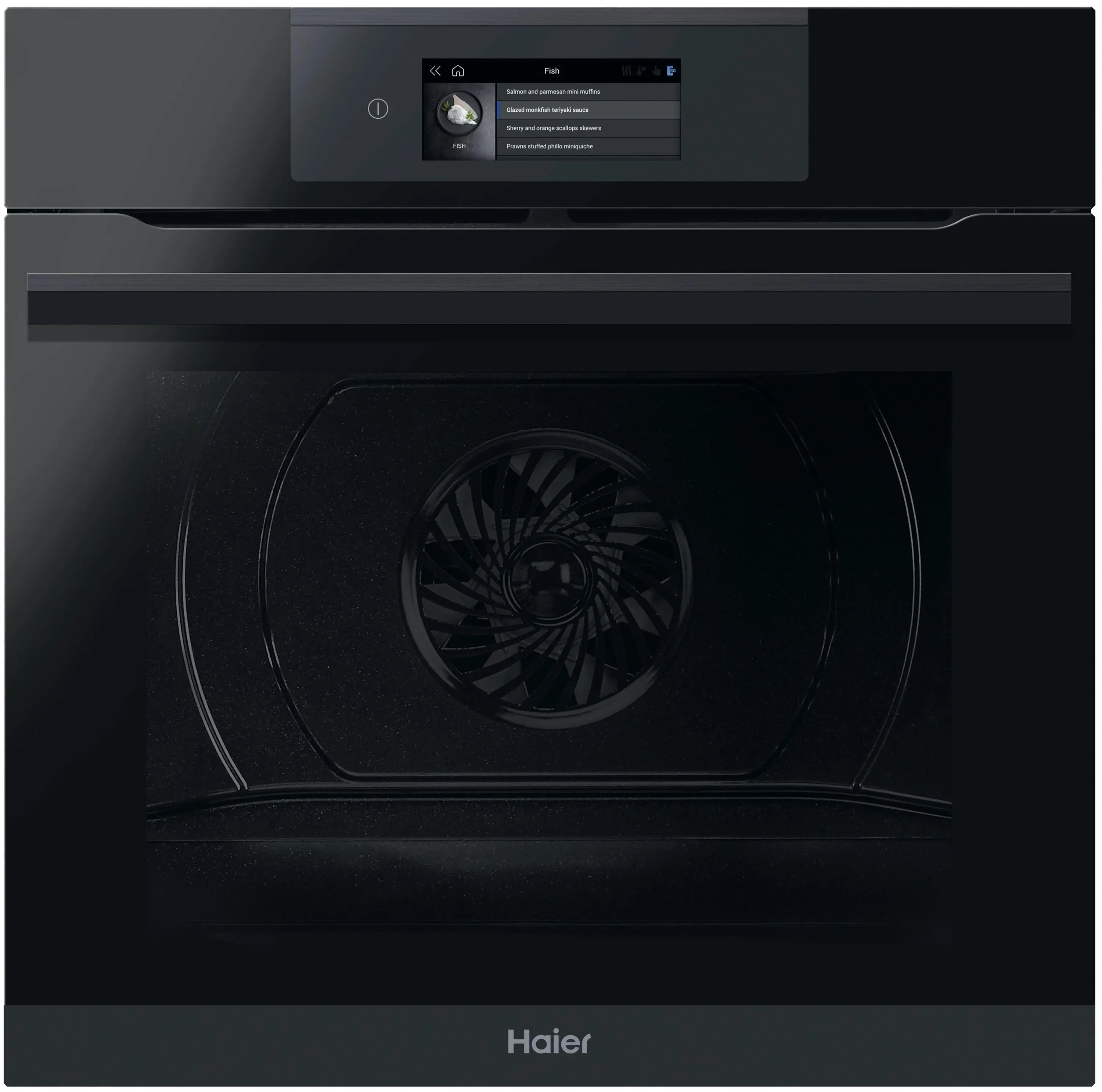 Piekarnik elektryczny Haier I-Touch 6 HWO60SM6T9BH Termoobieg Termosonda Zdalne sterowanie Czarny